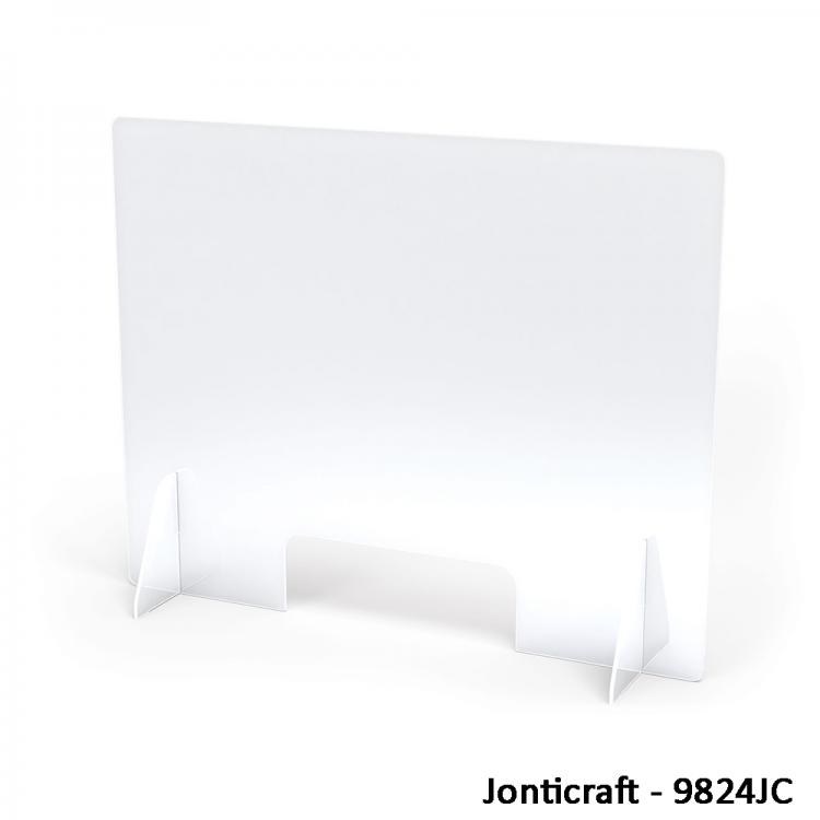 SeeThru Table Divider Shields Integrity Furniture